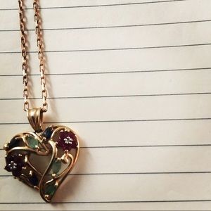 10K Gold & Emerald, Sapphire, Diamond, and Ruby 💛